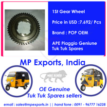 Ape Piaggio Tuk Tuk Spares 1st Gear Wheel